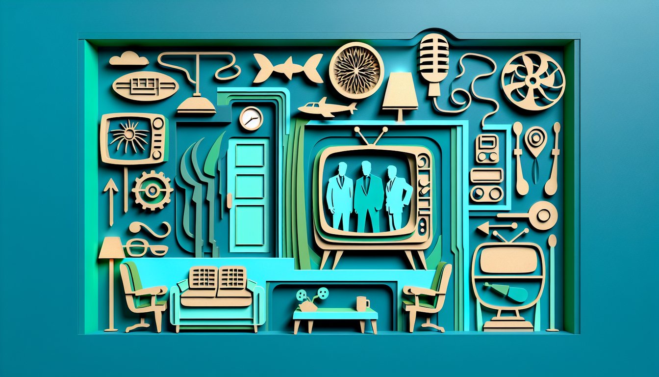 Paper art style Taylor Lautner in The Bernie Mac Show trivia quiz on teal background