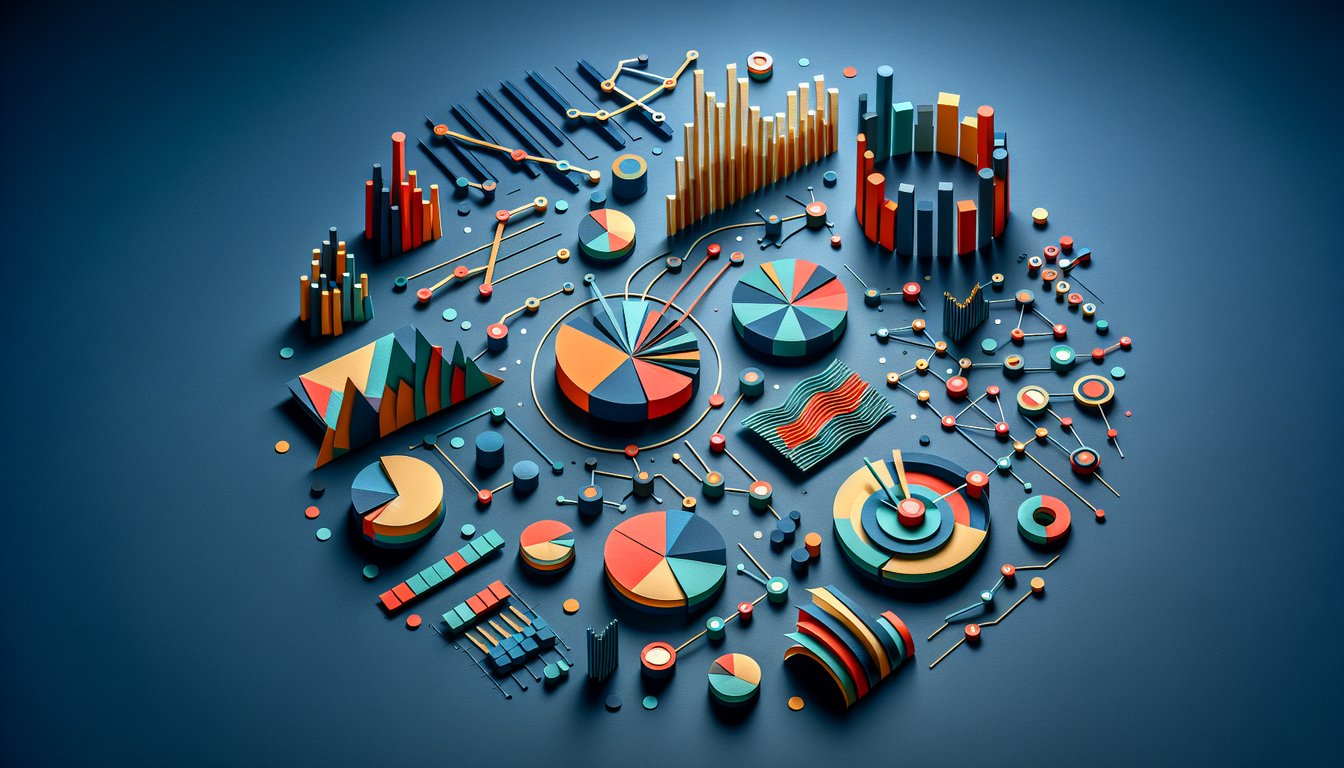 3D voxel art representation of Statistical Learning course material