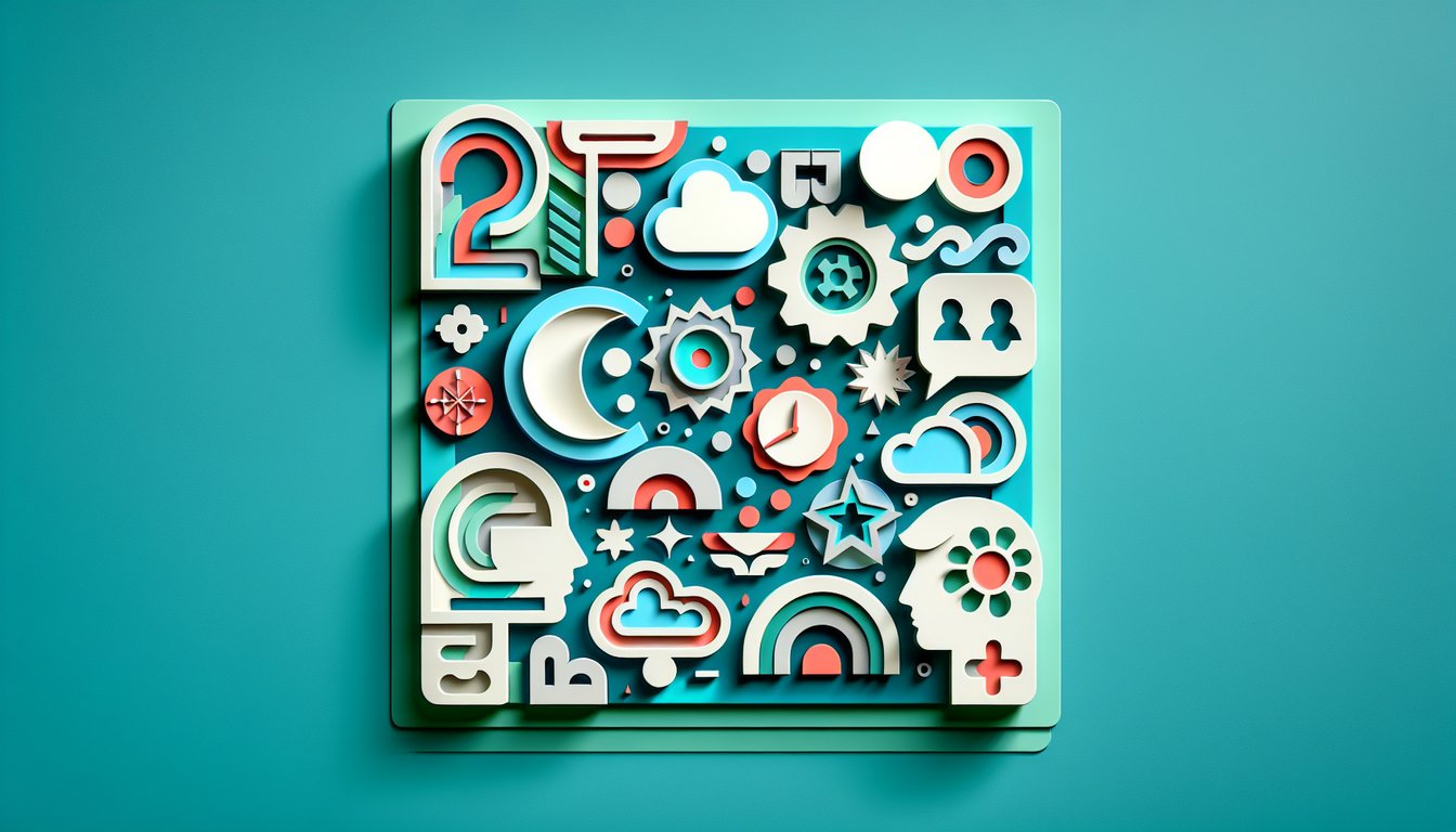 Paper art characters from Turning Red quiz on teal background with question marks and bold call to discover your match.