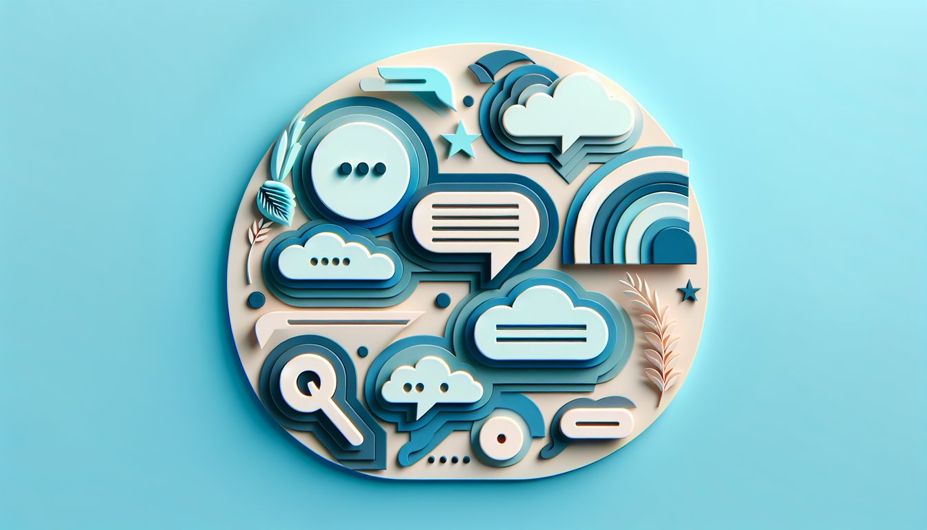 Paper art illustration for a grammar quiz on direct and indirect object examples on a sky blue background.