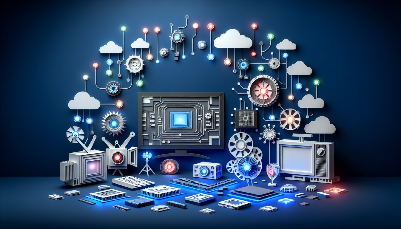 Colorful paper art representing a quiz on Digital Video LED Technology Knowledge Test