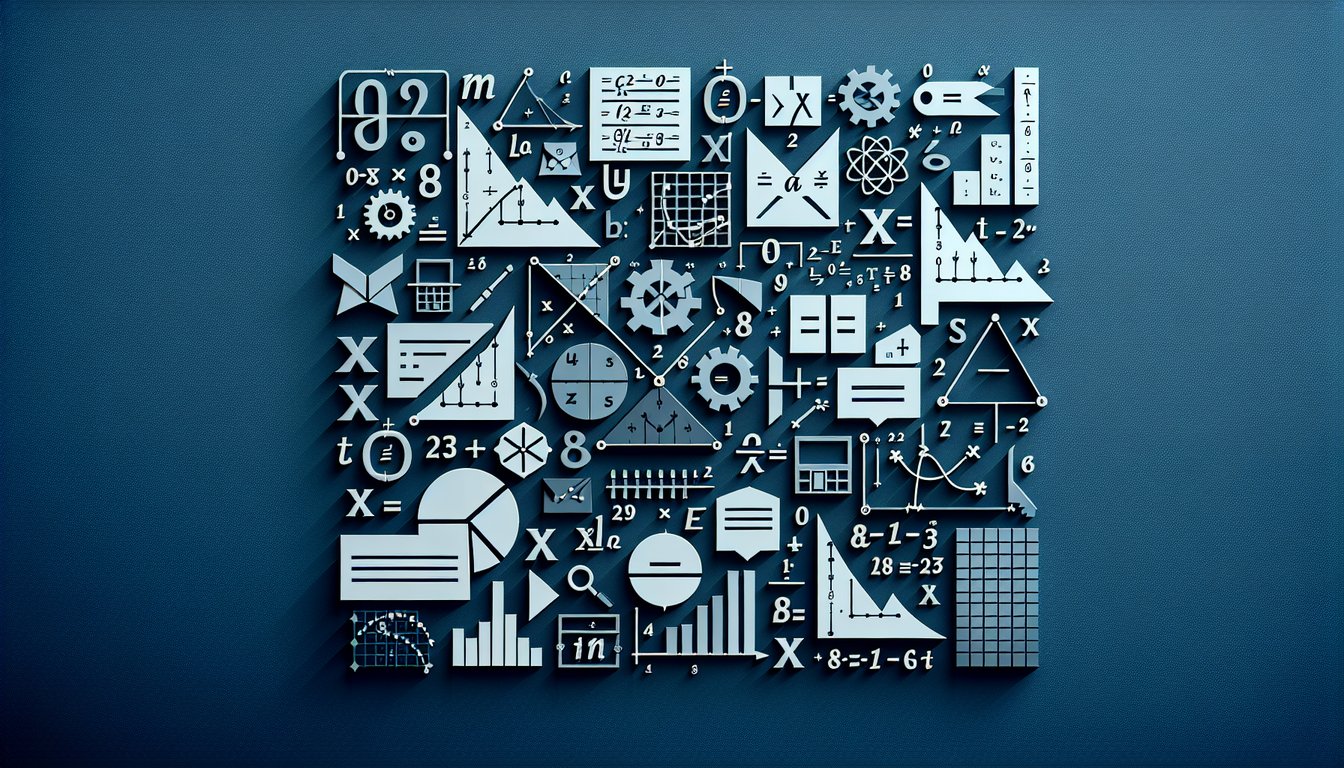 Colorful paper art promoting the A-2 Ace Challenge, a high school algebra quiz.