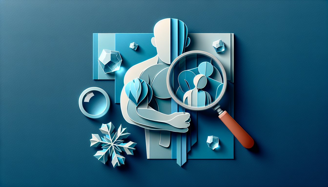 Paper art illustration for a quiz about understanding sibling rivalry on a dark blue background