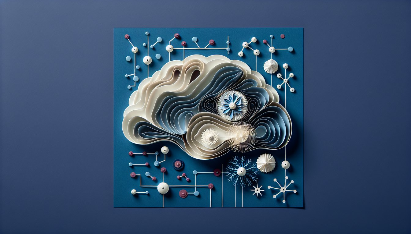 3D voxel art illustrating Integrative Neuroscience course content