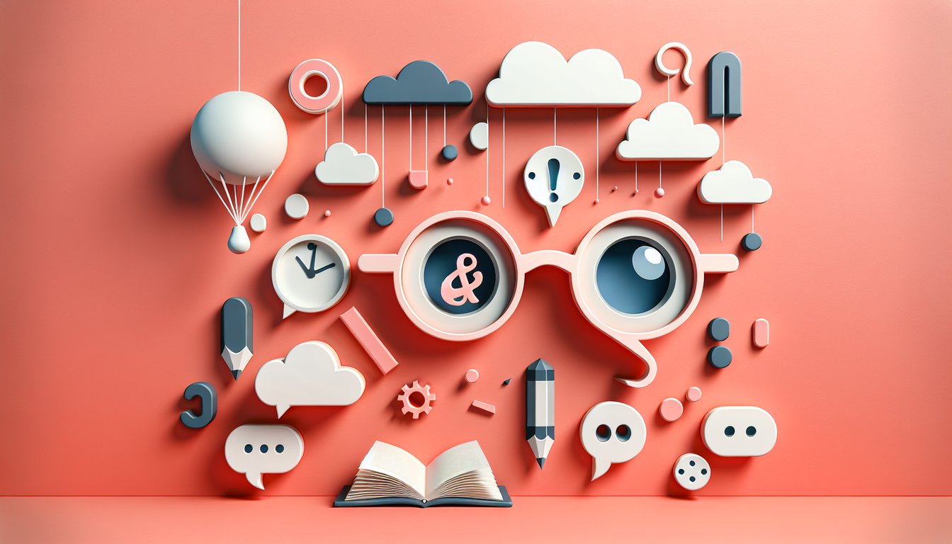 Paper art illustration of subjects and predicates quiz focusing on simple subject selection on coral background
