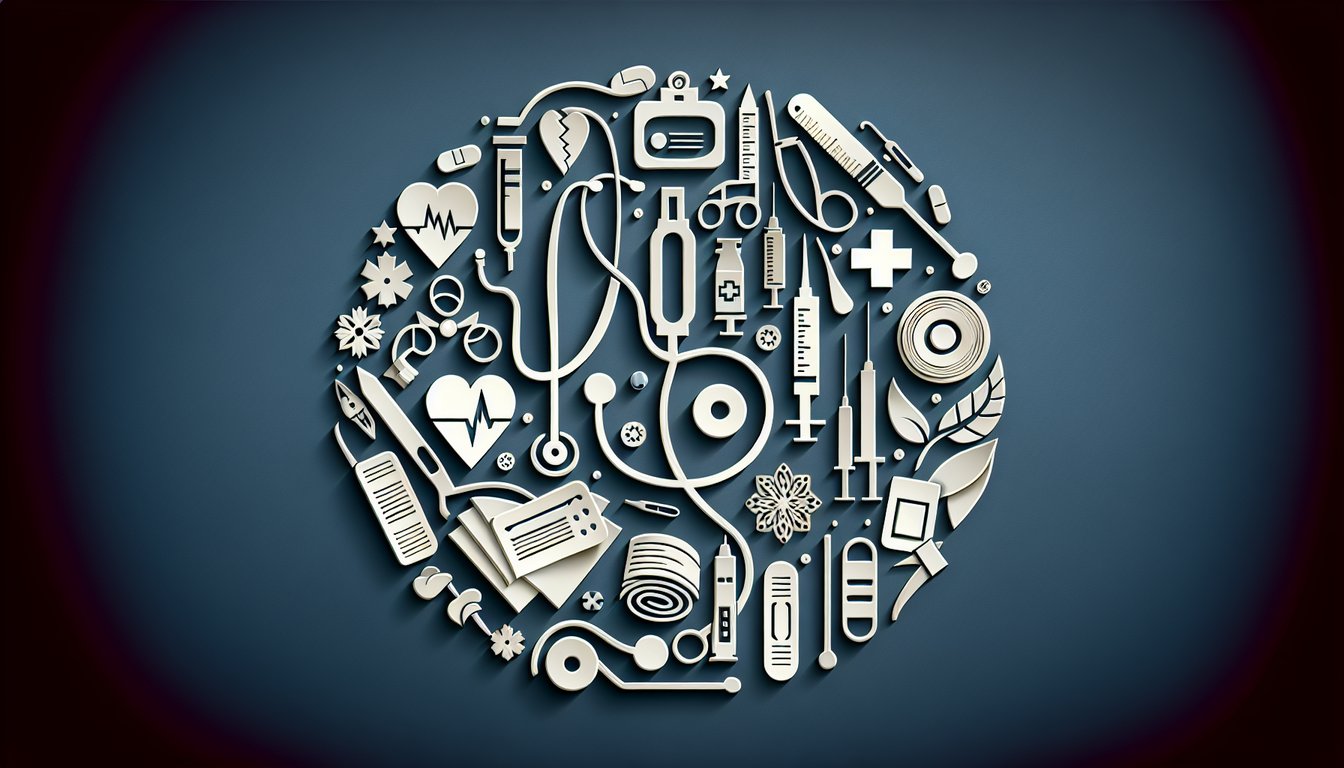 Paper art illustration for CMSRN practice questions quiz on a dark blue background