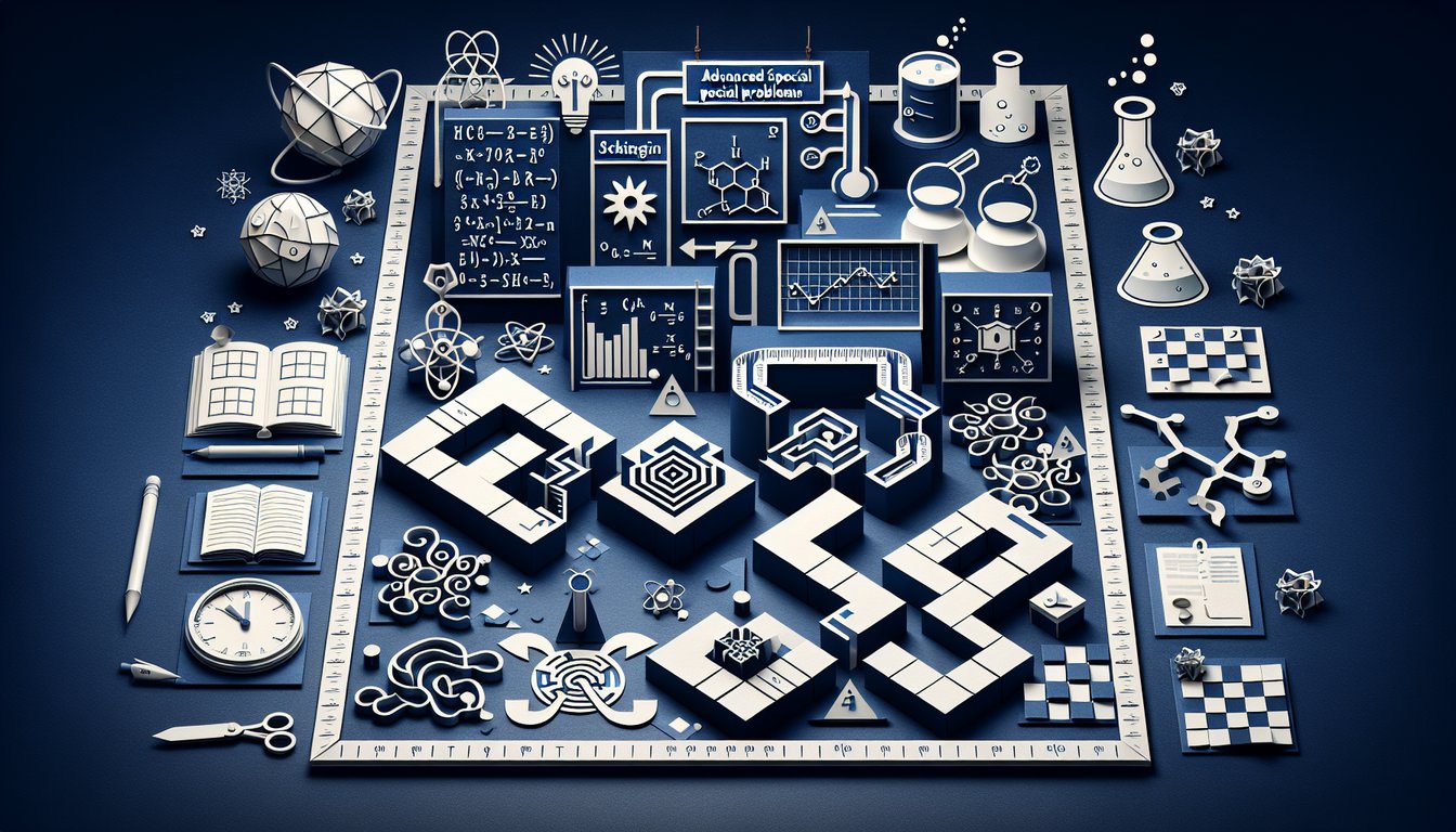 3D voxel art illustrating the Advanced Special Problems course content