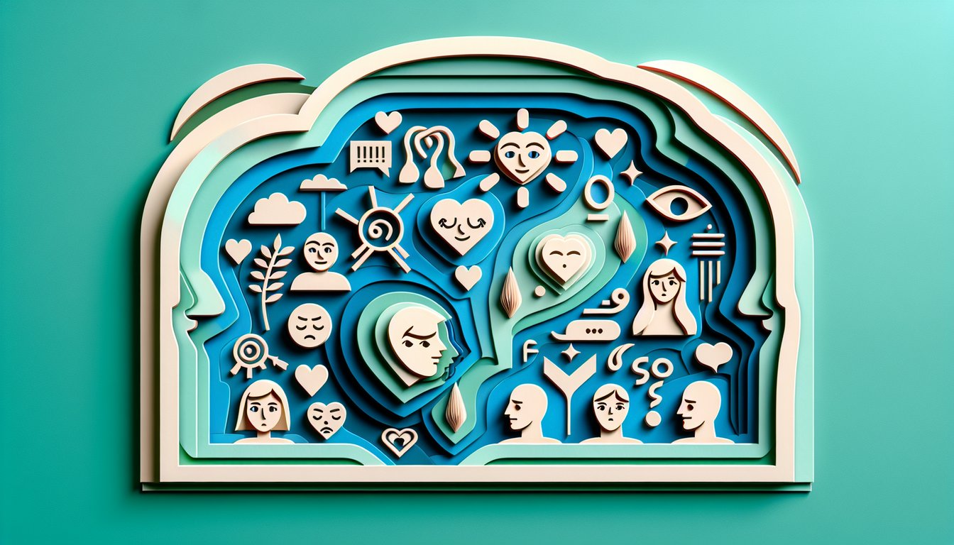 paper art broken heart split by question mark and speech bubble on teal background for Do You Dislike Me quiz