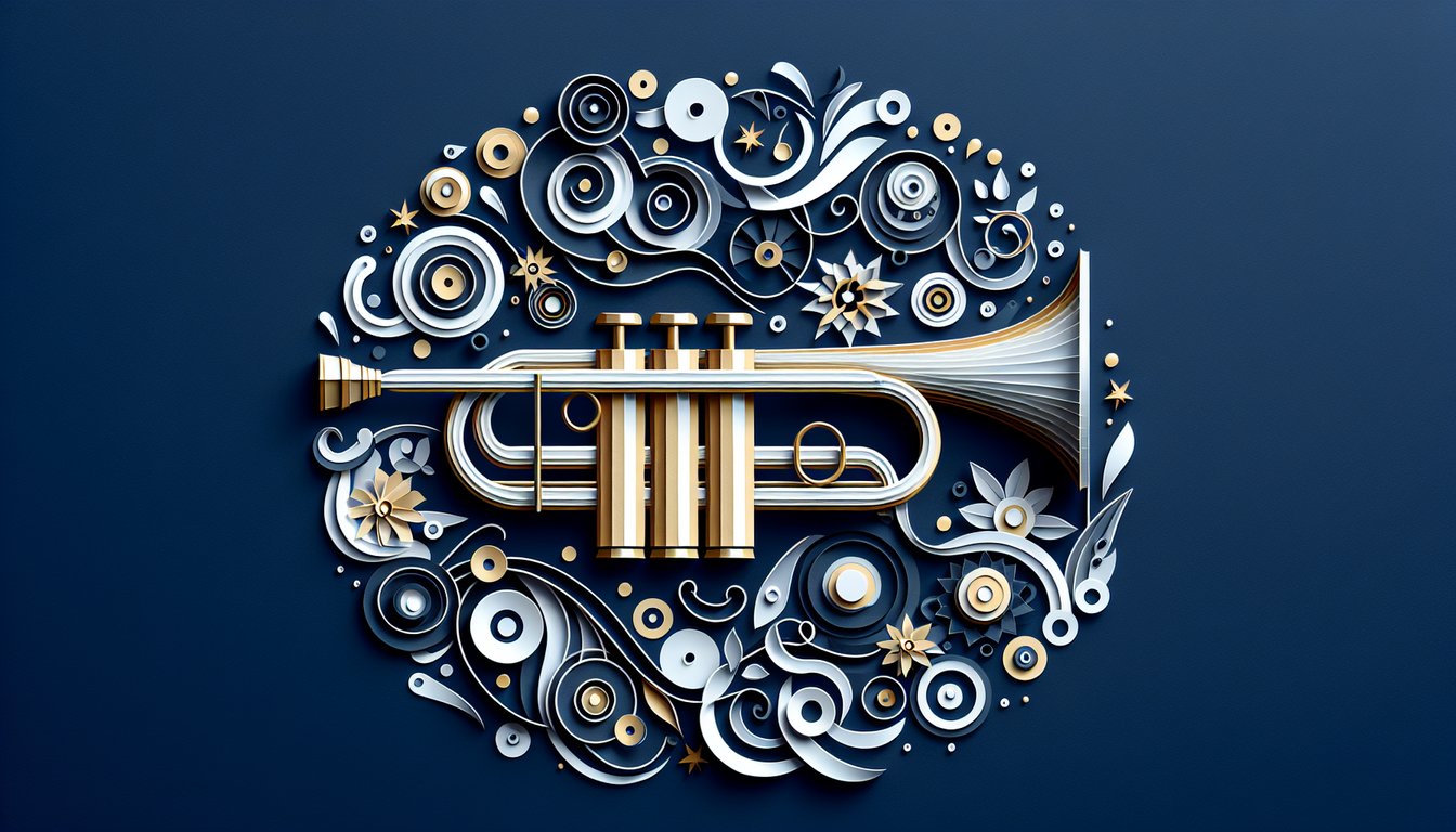 3D voxel art representation of the Supp Brass Inst Trumpet course
