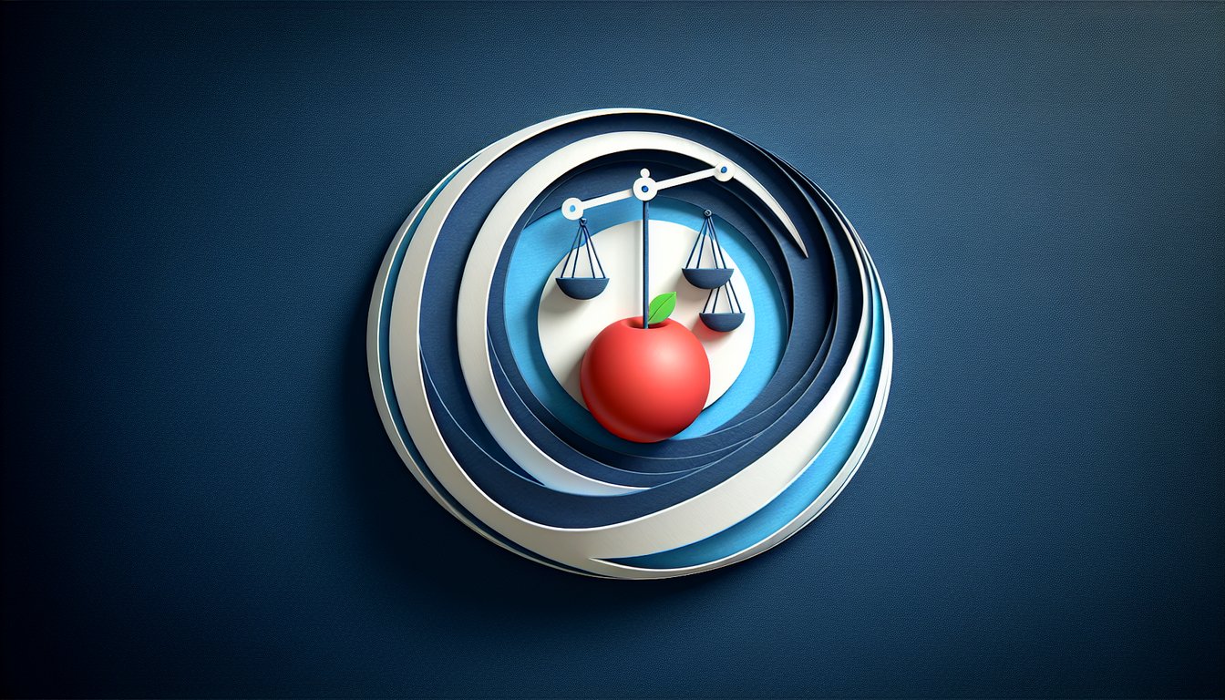 Paper art illustration for Newtons First Law quiz on dark blue background