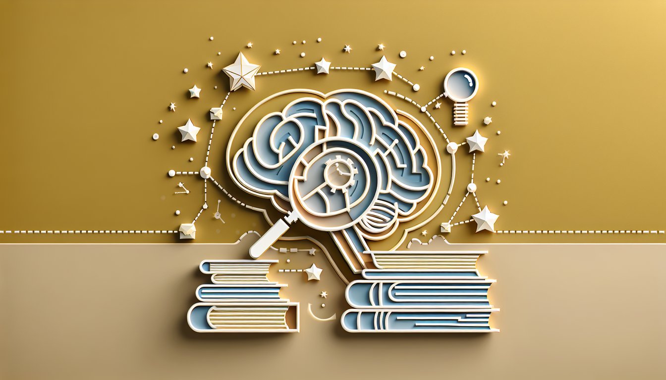 Paper art quiz illustration on when plagiarism does not apply with papers pen question mark on golden yellow background