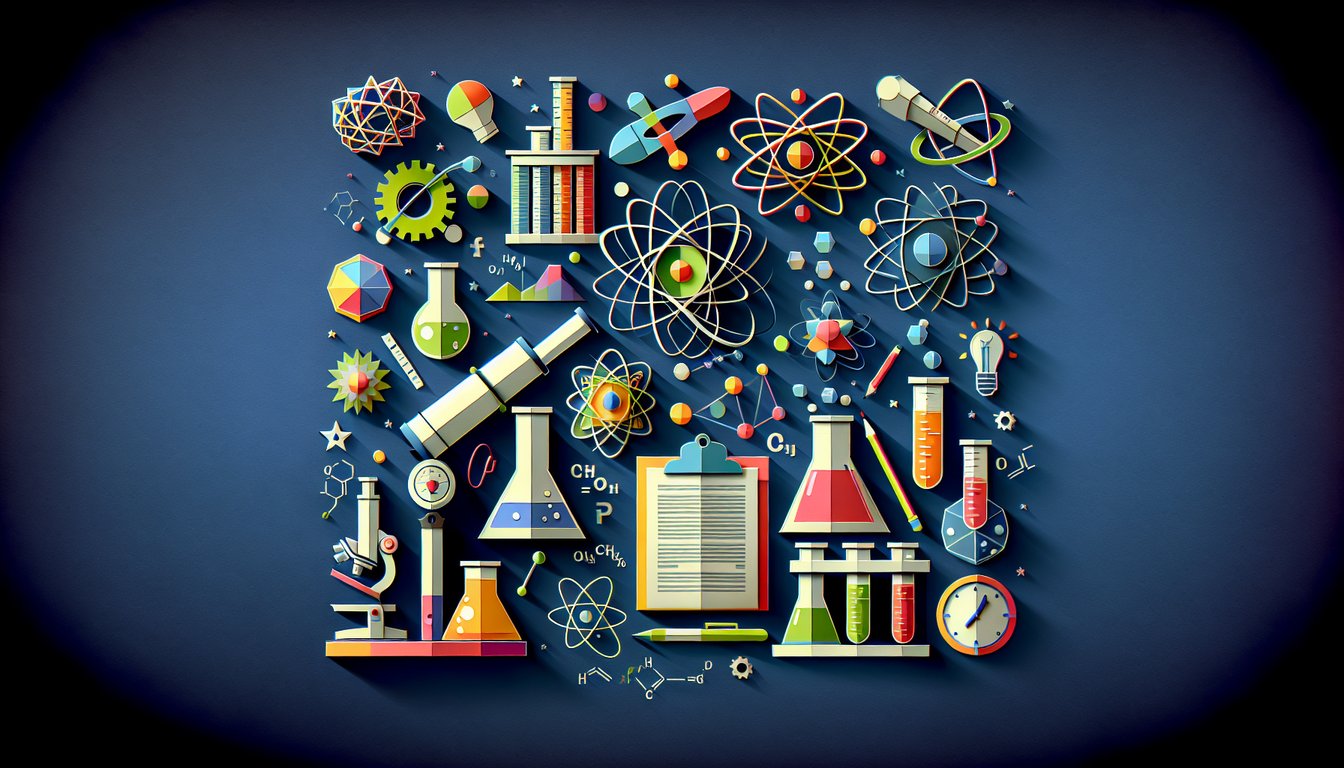 Paper art promoting Physics Final Frenzy, a high school-level physics quiz.