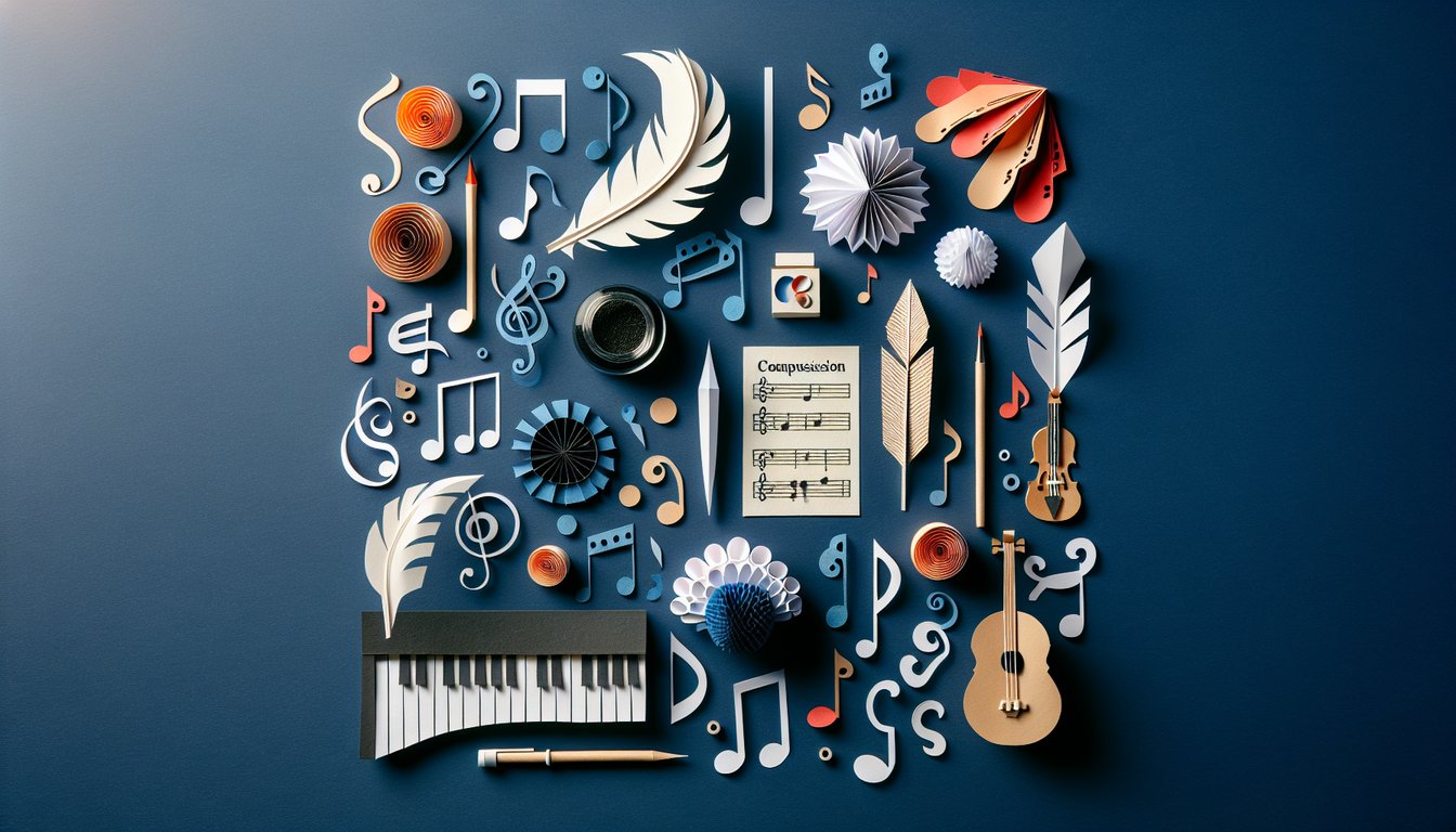 3D voxel art showcasing Composition Workshop course content