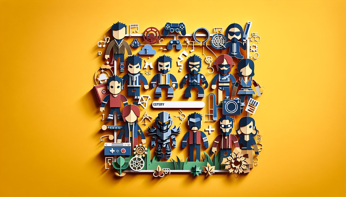 Kingdom Hearts quiz paper art illustration on a golden yellow background inviting players to find their alter-ego