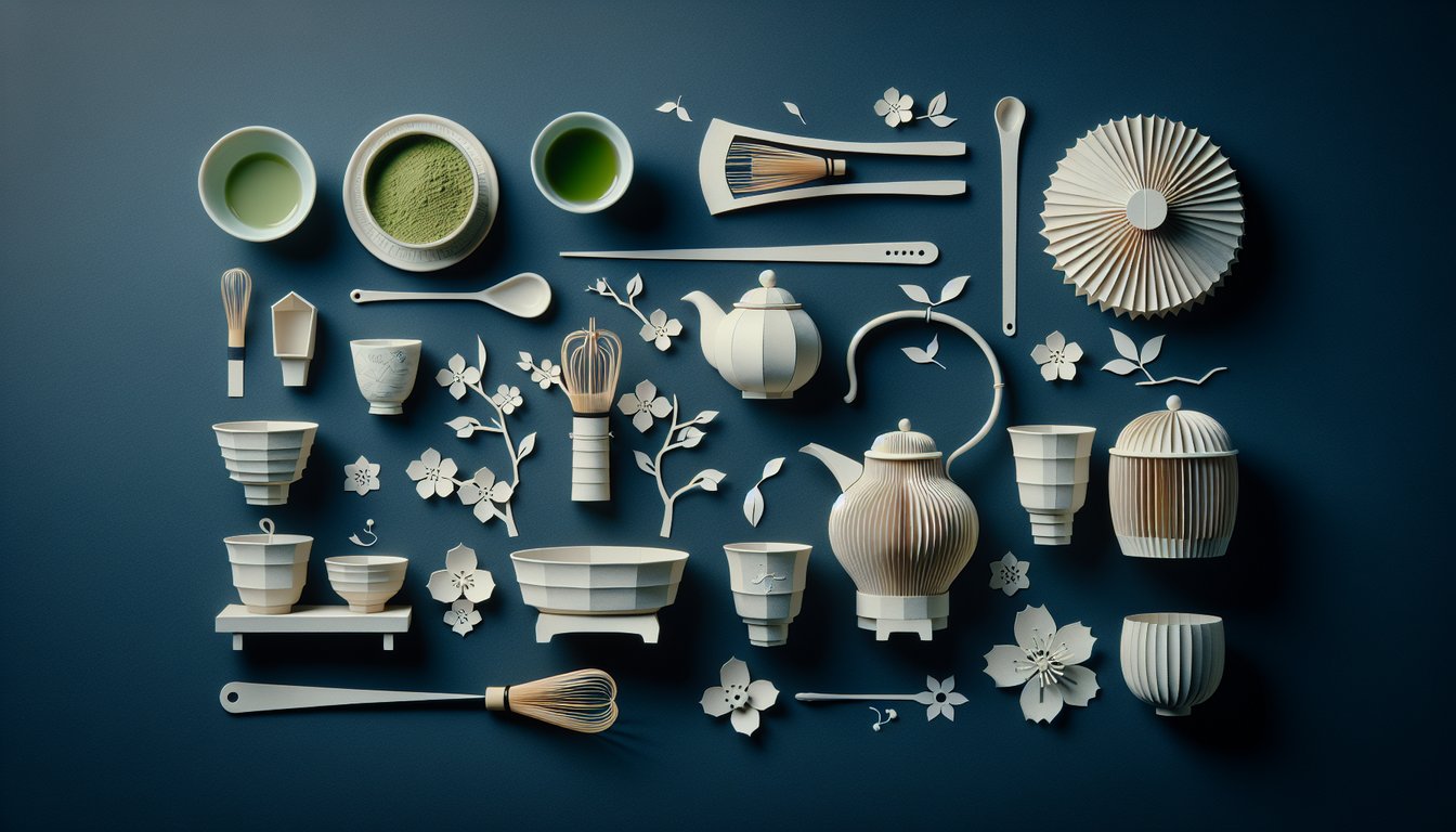 3D voxel art showcasing the traditional Japanese tea ceremony course Chado The Way of Tea