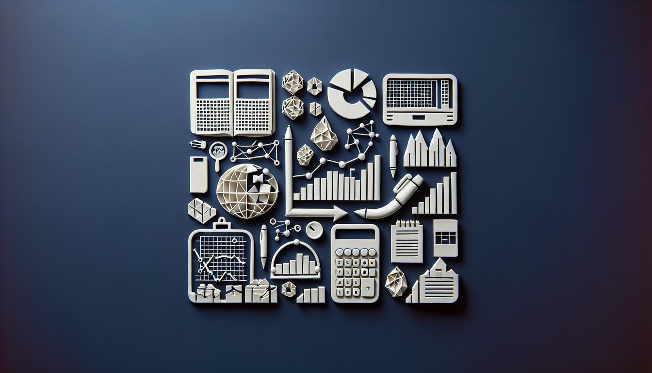 3D voxel art showcasing the STAT Internship course content and structure