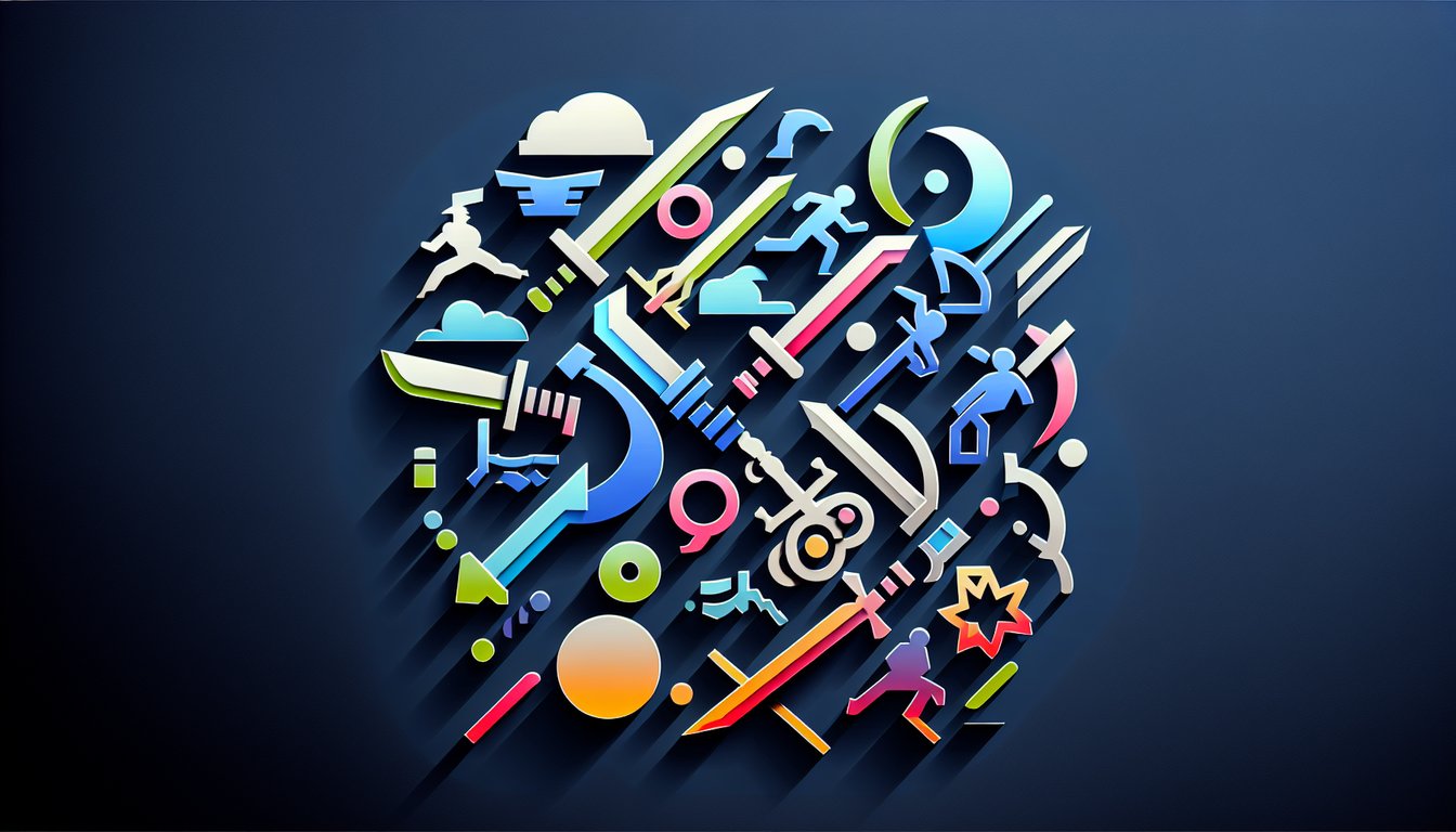 Star Wars themed paper art illustration for a free lightsaber fighting style personality quiz on a dark blue background.