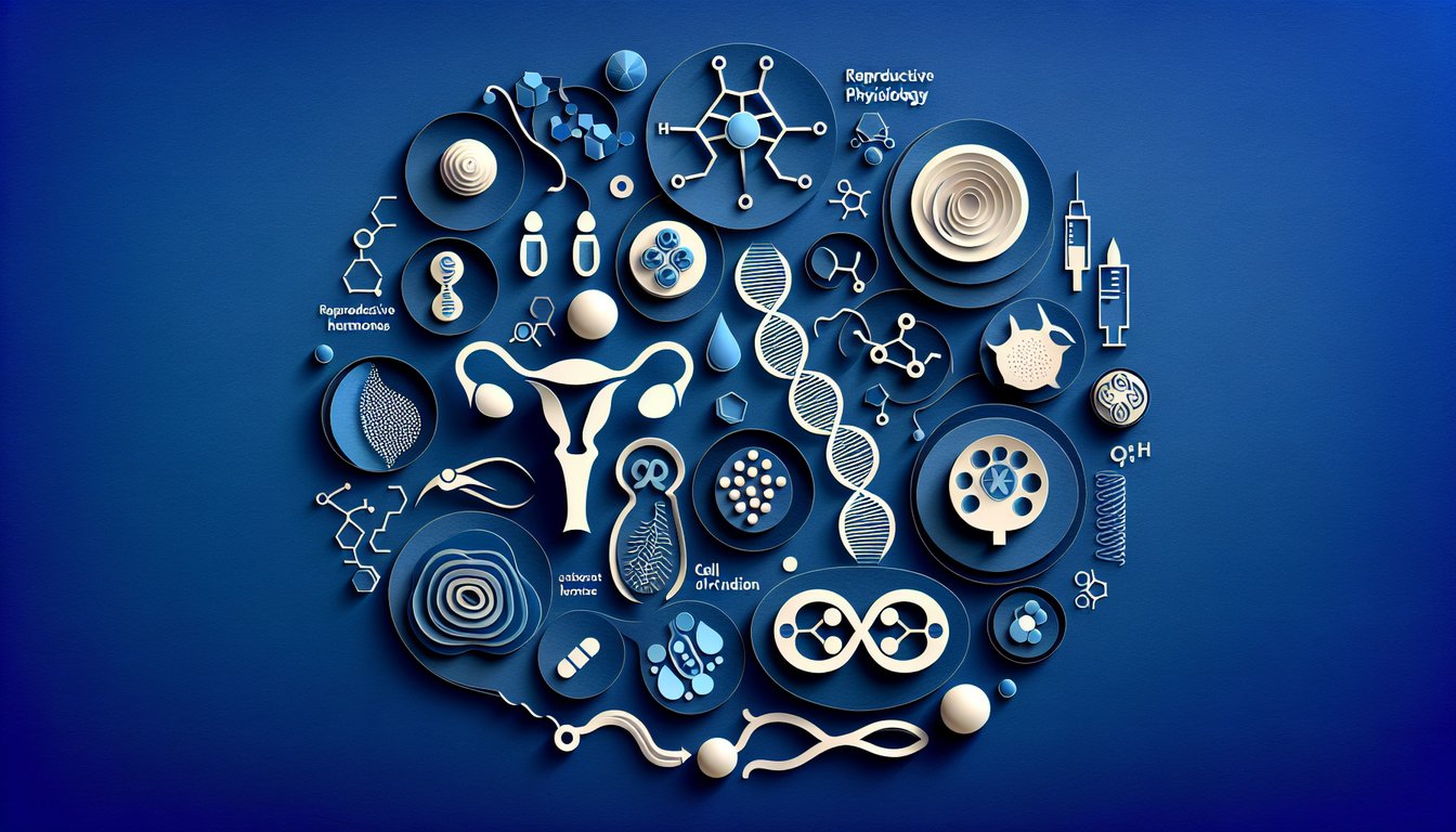 3D voxel art representation of Reproductive Physiol Seminar course material