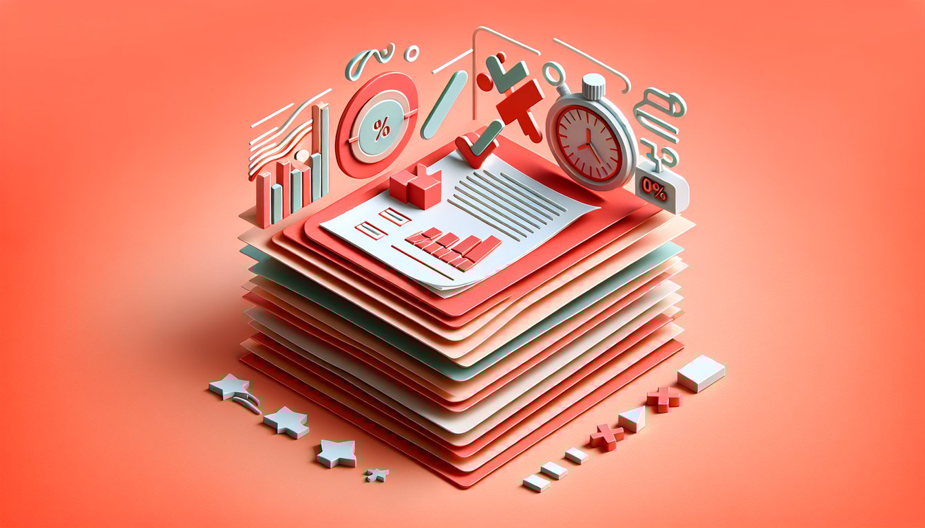 Paper art quiz scene showing free 10 question list with True False toggles on coral background.