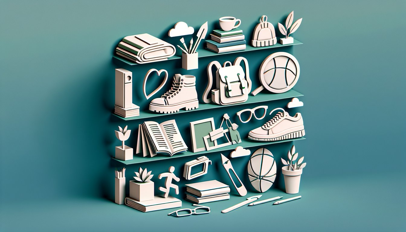 Paper art illustration for girlfriend type quiz promoting self-discovery in romance on a teal background.