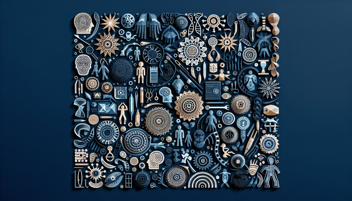 3D voxel art representing Topics in Anthropology course