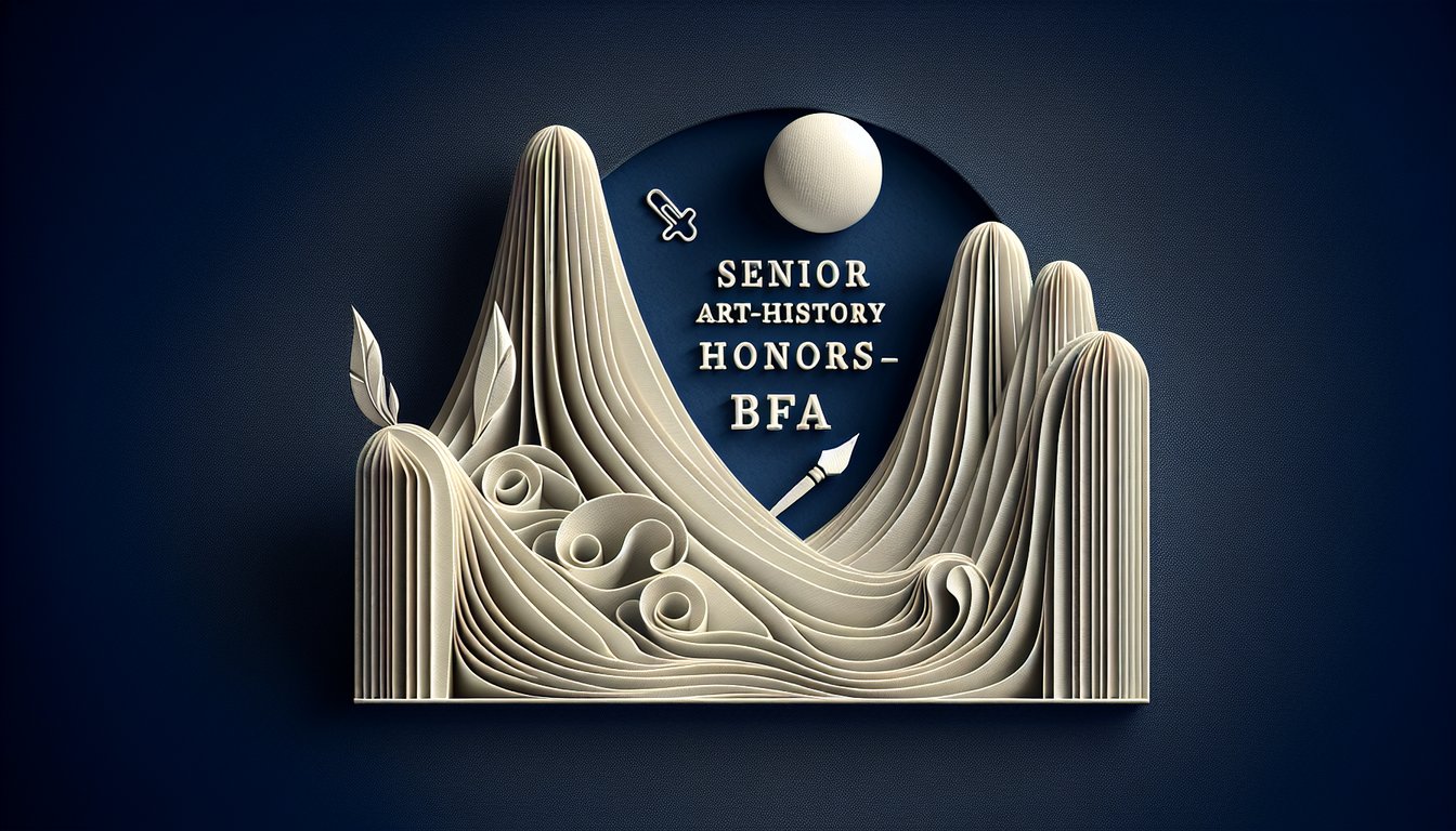 3D voxel art representation of Senior Art-History Honors-BFA course