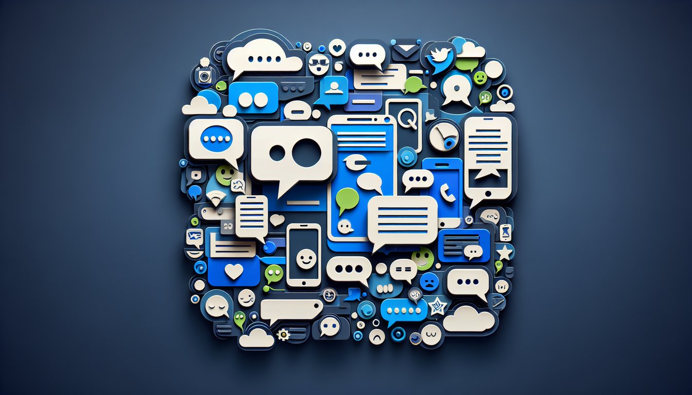 Paper art illustration for quiz testing knowledge of HBU and other chat abbreviations on dark blue background