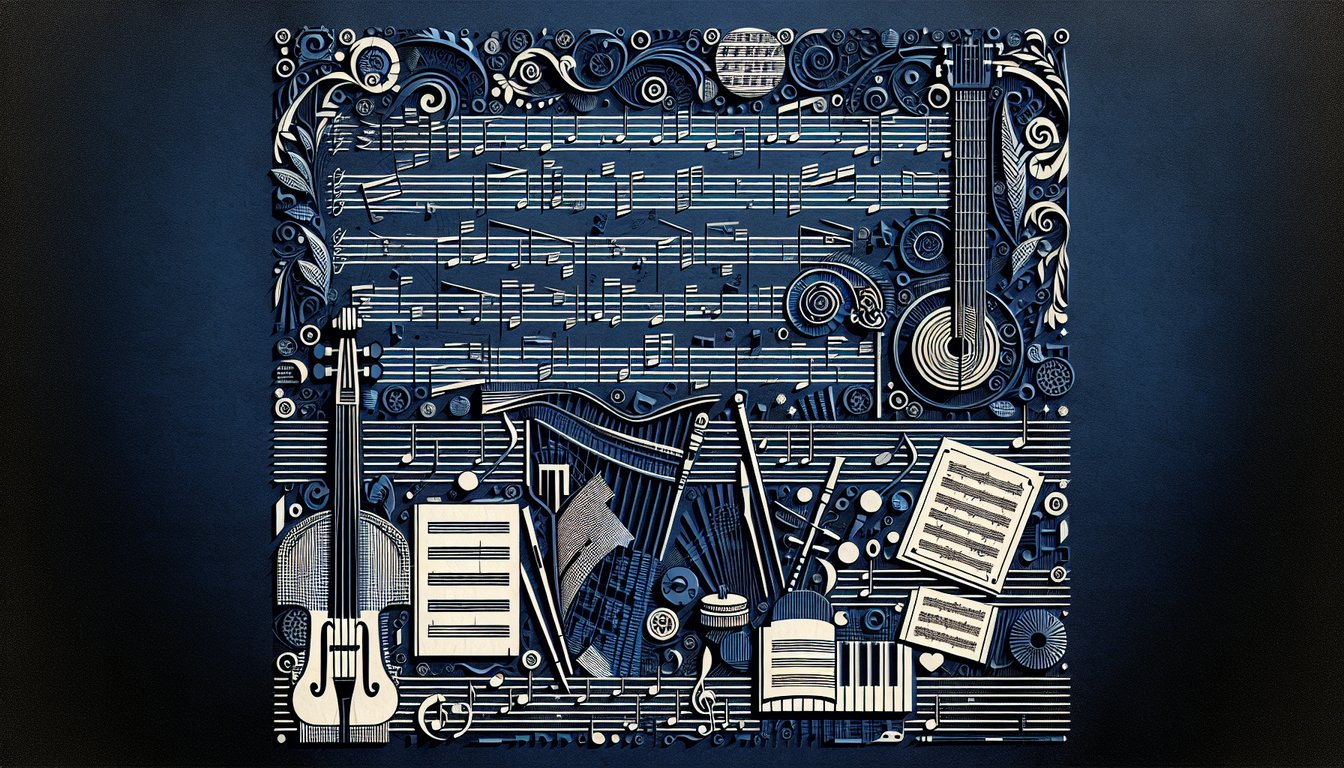 3D voxel art representing Composer Studies in Musicology course