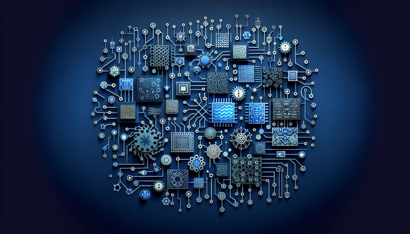 3D voxel art showcasing 2D Material Electronics and Photonics course concept