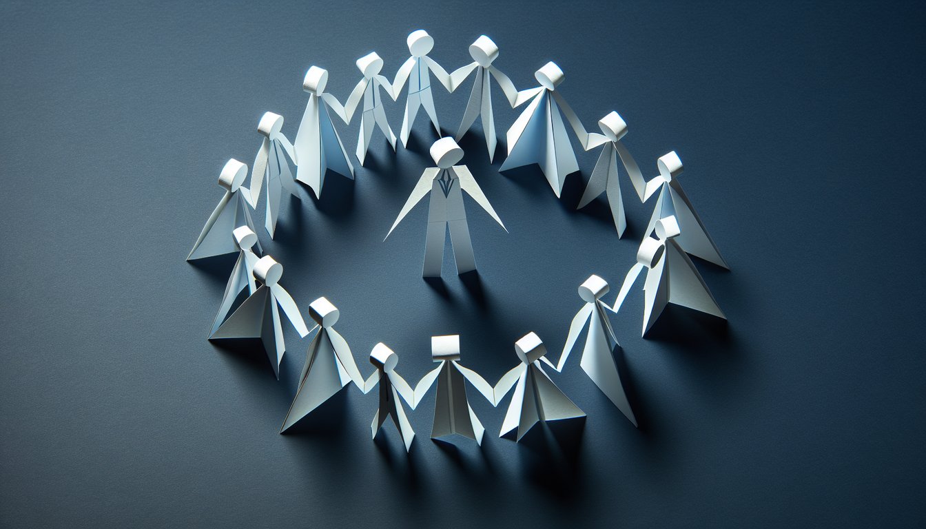 3D voxel art illustrating concepts from Leadership and Teamwork course