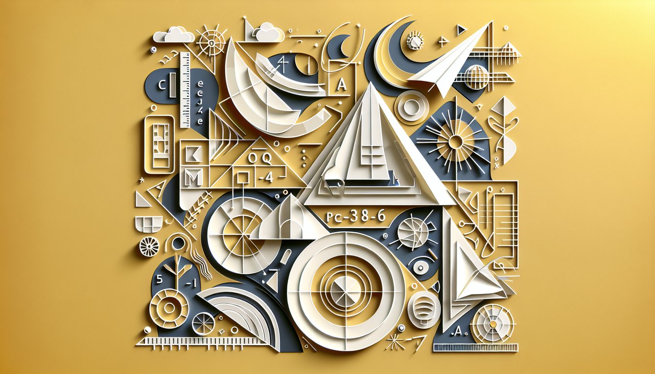 Paper cut illustration of Grade 4 English quiz materials on golden yellow background with books pencils and letters.