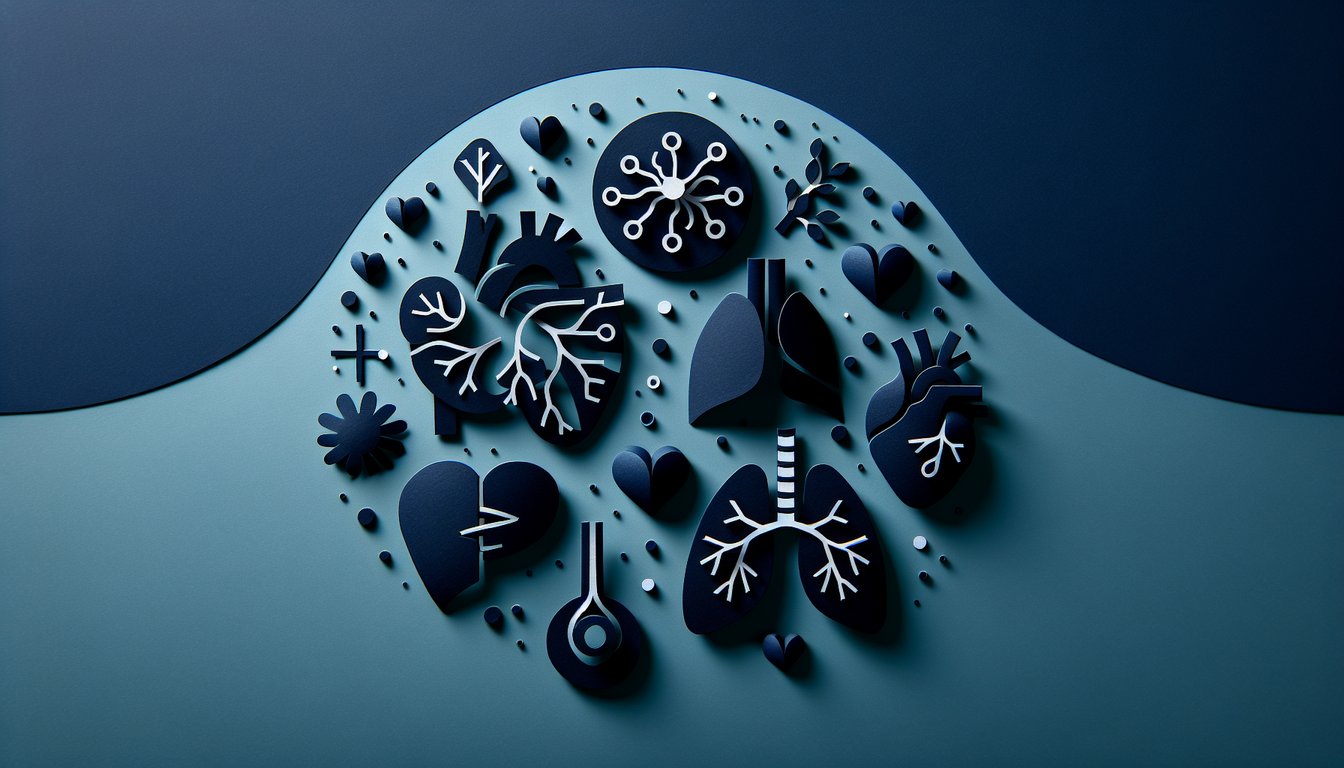 3D voxel art illustrating Topics in Pathophysiology course content