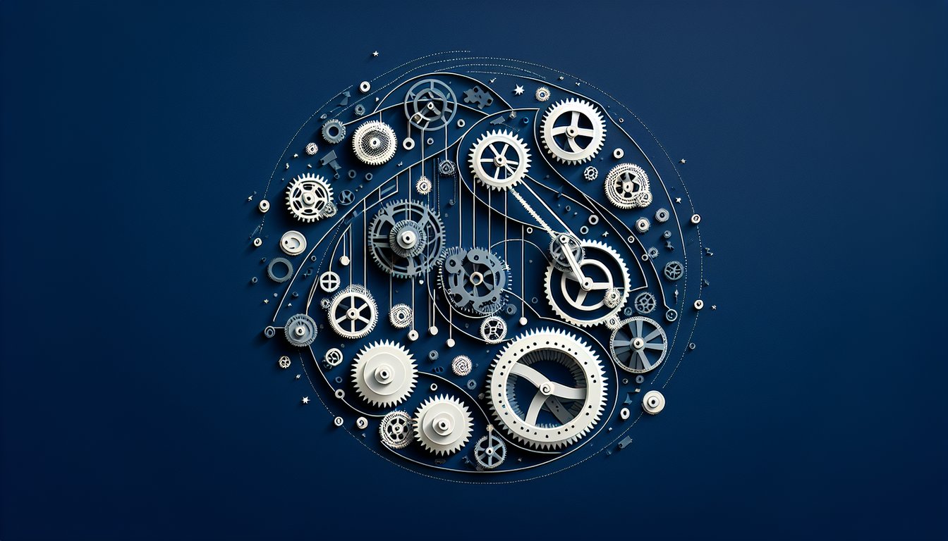 3D voxel art illustrating concepts from the Dynamics of Mechanical Systems course
