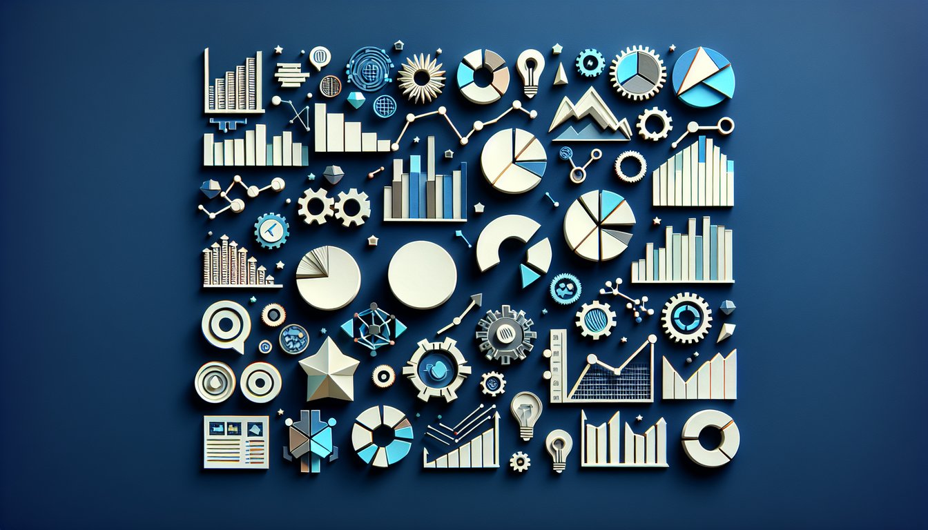 3D voxel art representing the Business Analytics II course