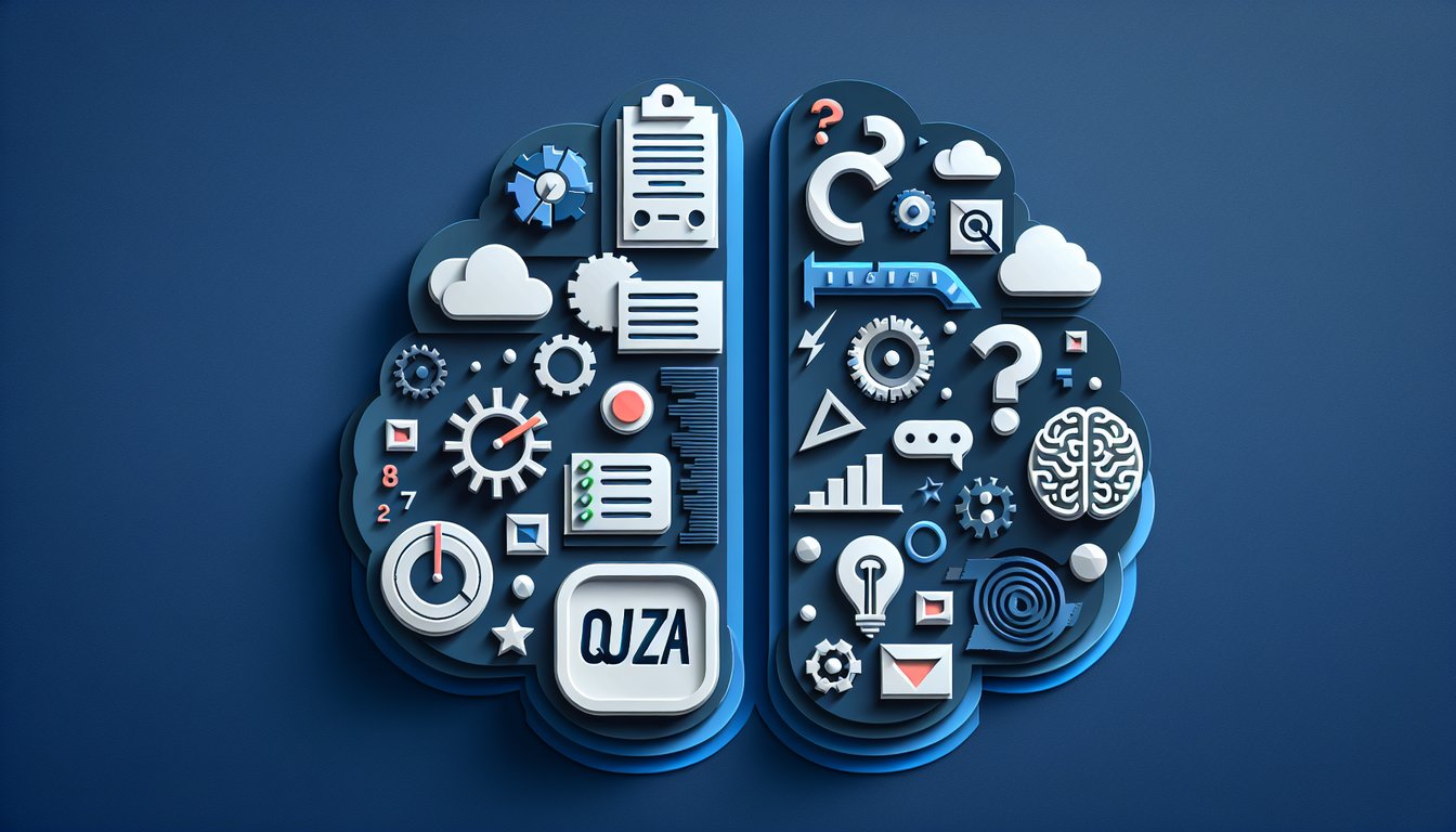 Paper art style quiz banner with bold letters ready for a free Ultimate Superfan Quiz challenge on dark blue background