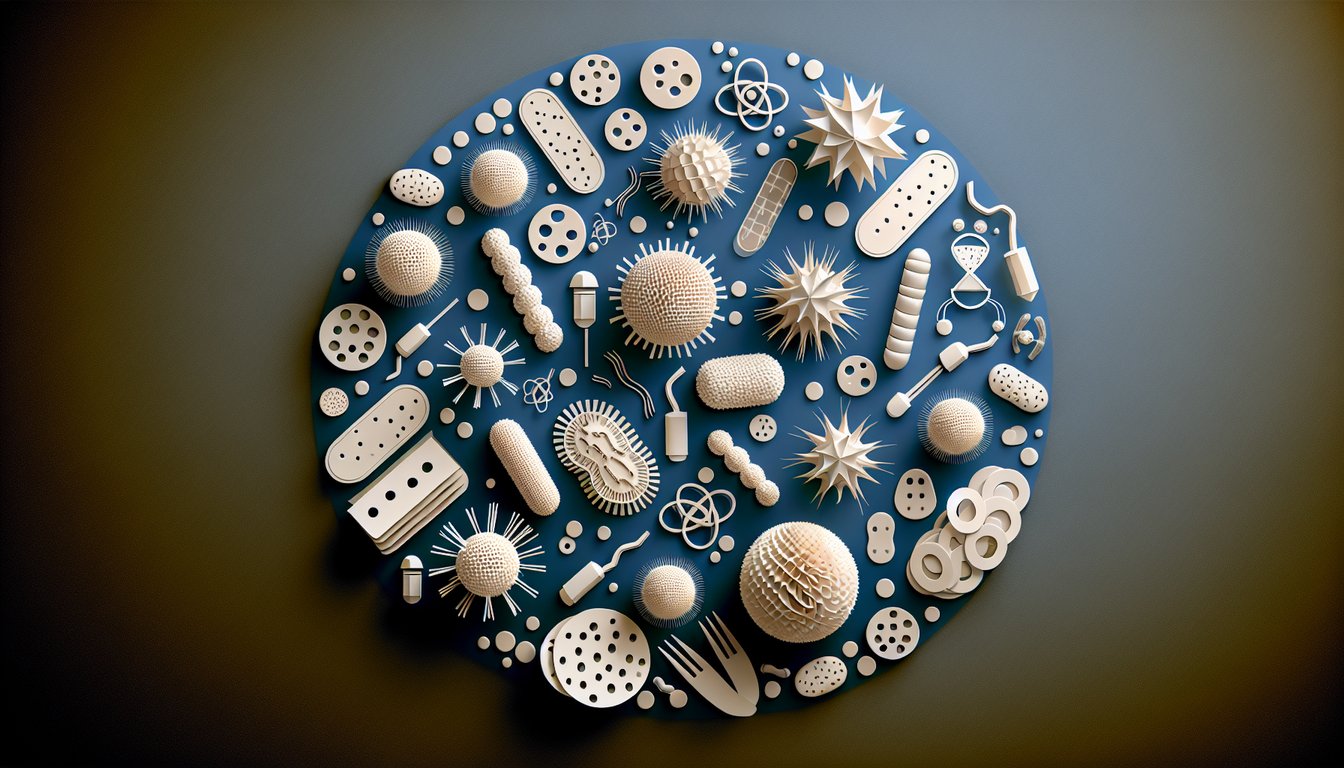 3D voxel art representation of the Applied Food Microbiology course