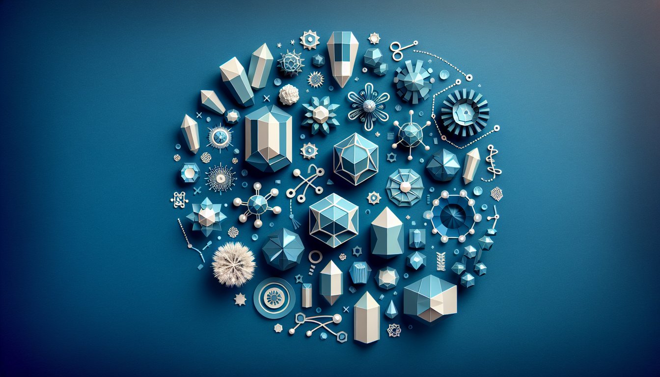 3D voxel art representation of the Mineralogy and Mineral Optics course