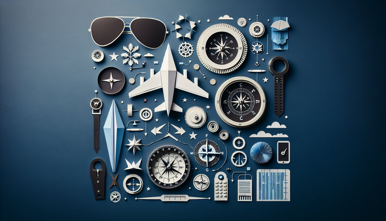 Colorful paper art depicting a trivia quiz on Aircrew Coordination Knowledge Test