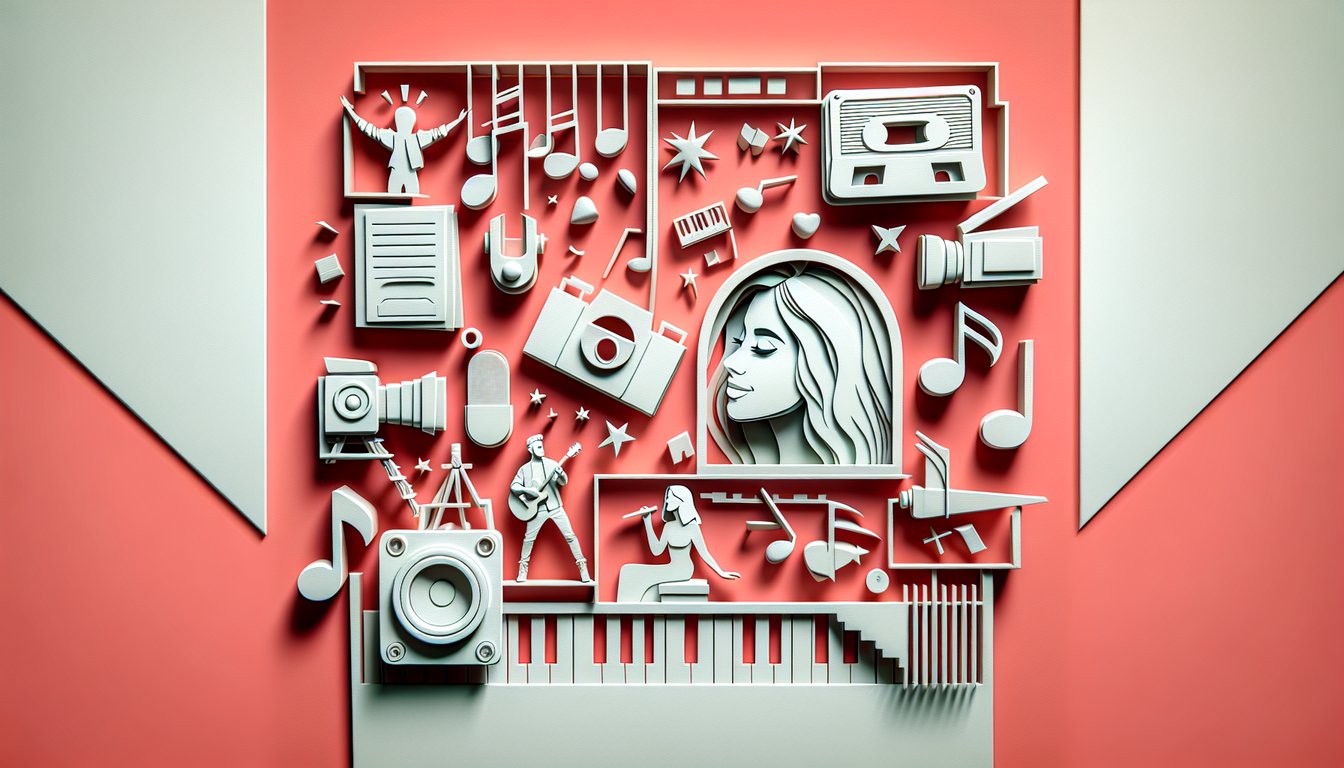 Paper art quiz graphic on coral background Chyler Leigh trivia Tainted Love video Marilyn Manson connection standout roles