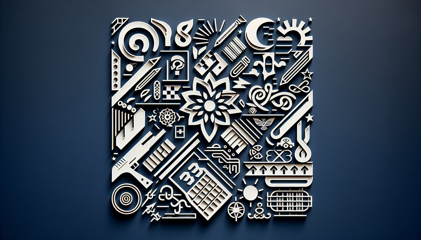 Paper art illustration for Gangster Disciples knowledge quiz on dark blue background