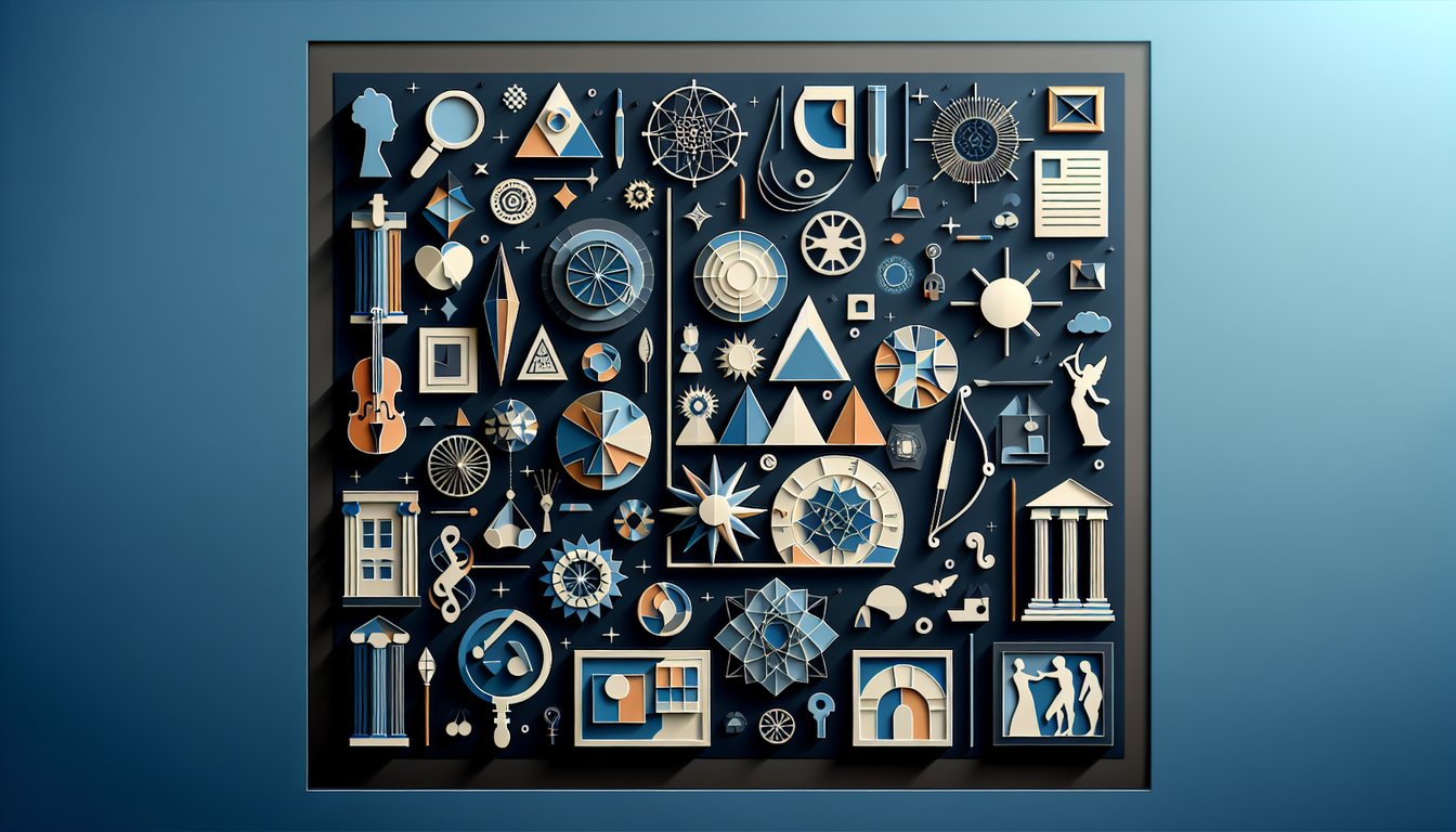 3D voxel art illustrating Spec Topics in Art History course content