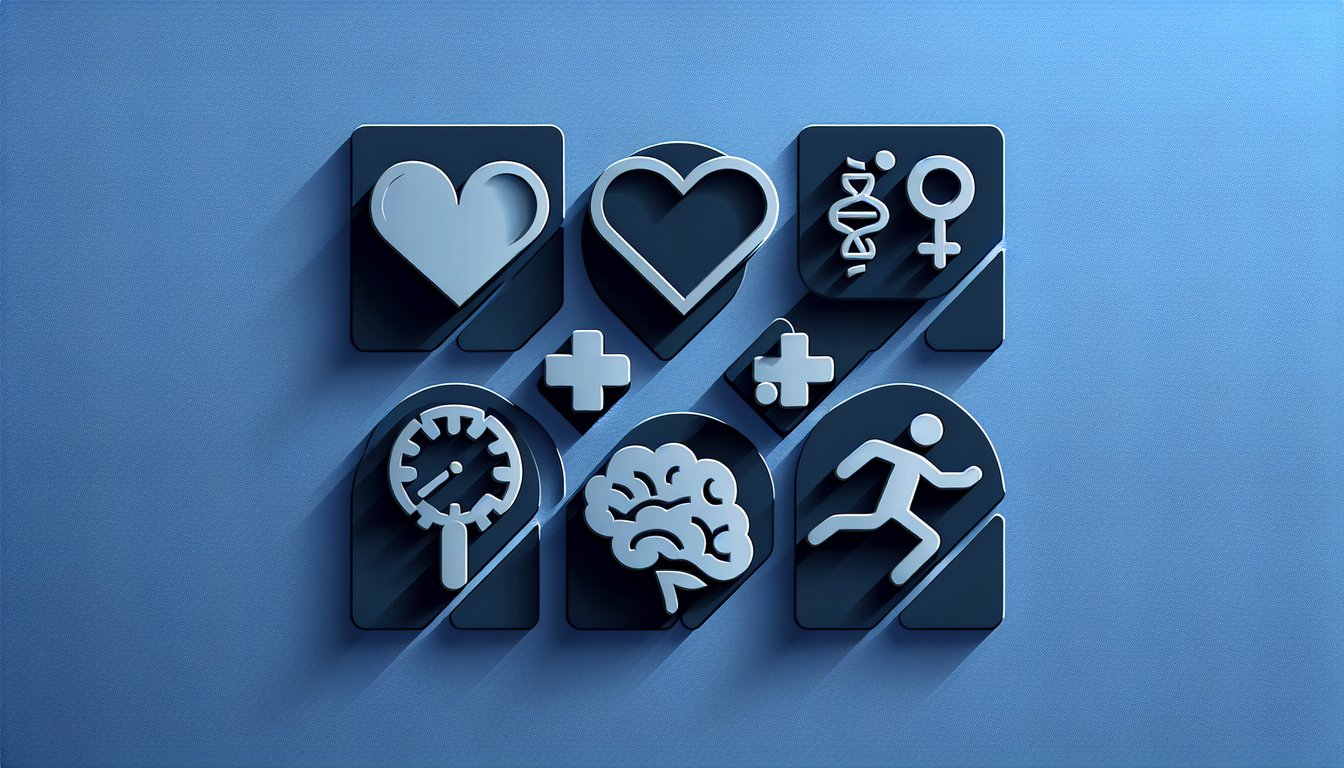 Paper art illustration for six human needs quiz in Tony Robbins style layered paper cut shapes on dark blue background