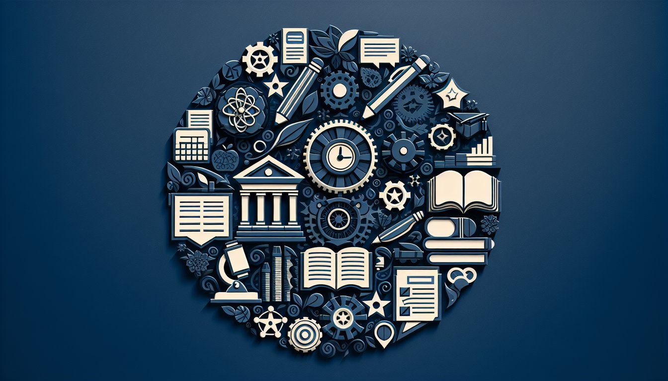 Colorful paper art promoting a Self-Gov Simplified trivia quiz for high school students.