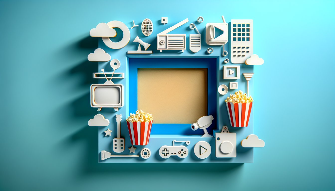Paper art Family Guy quiz with Brian Stewie at Emmys and Peter Griffin scenes on sky blue background