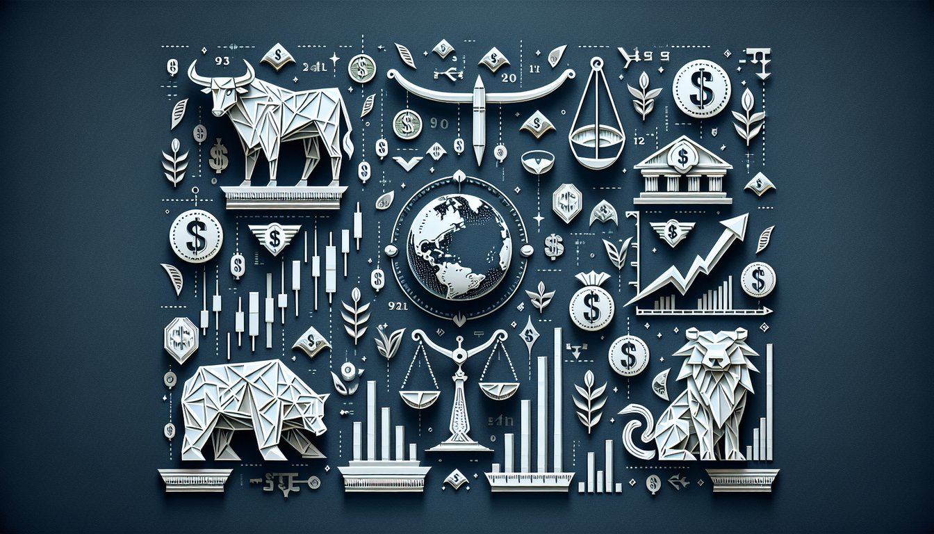 3D voxel art illustrating Special Topics in Finance course content