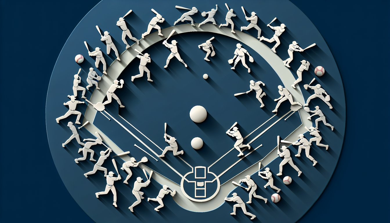 Paper art illustration quiz title showing challenge to name 2010 Yankees roster on dark blue background