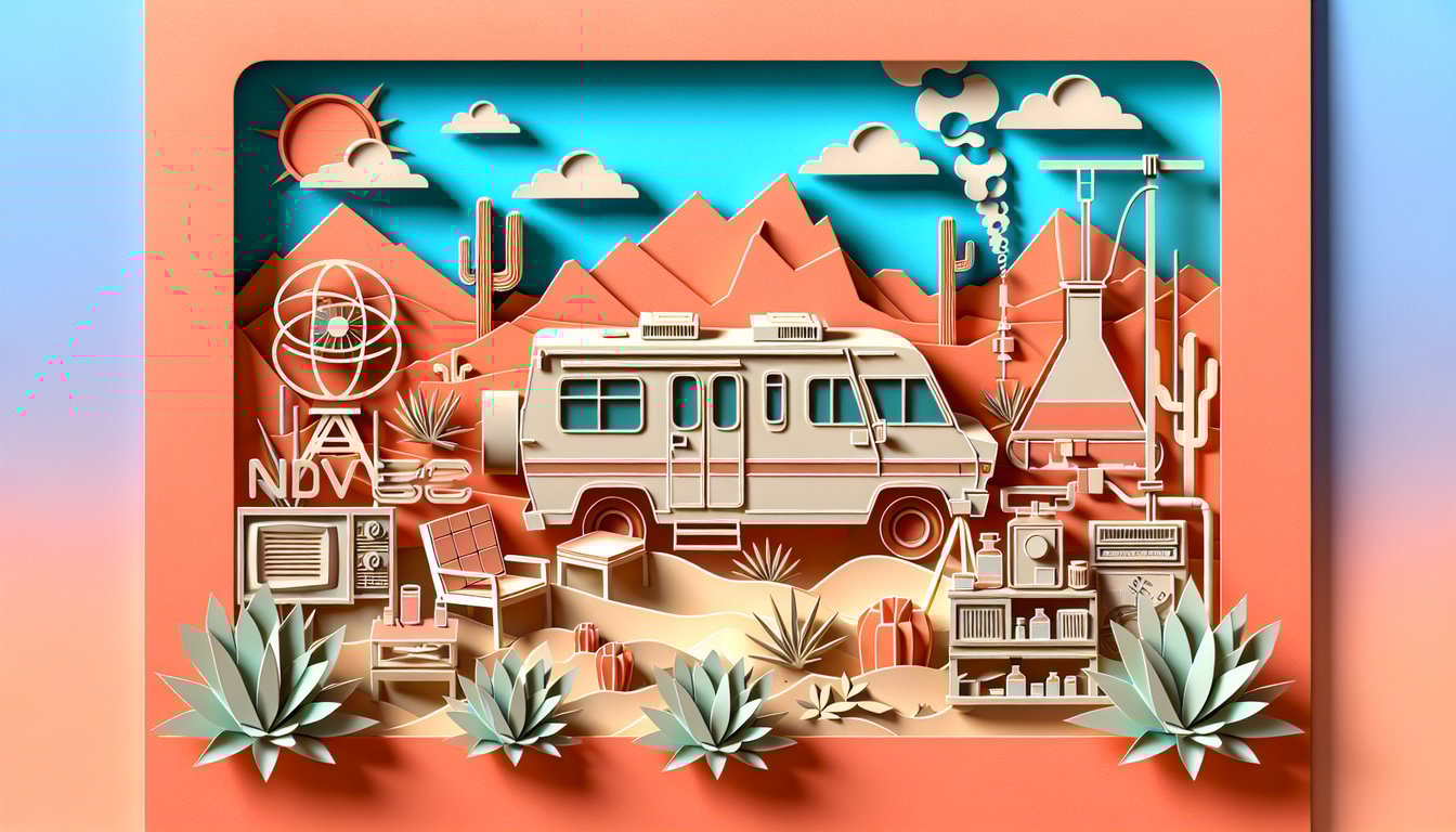 paper art illustration coral background quiz Breaking Bad Season 1 trivia challenge test your skills free