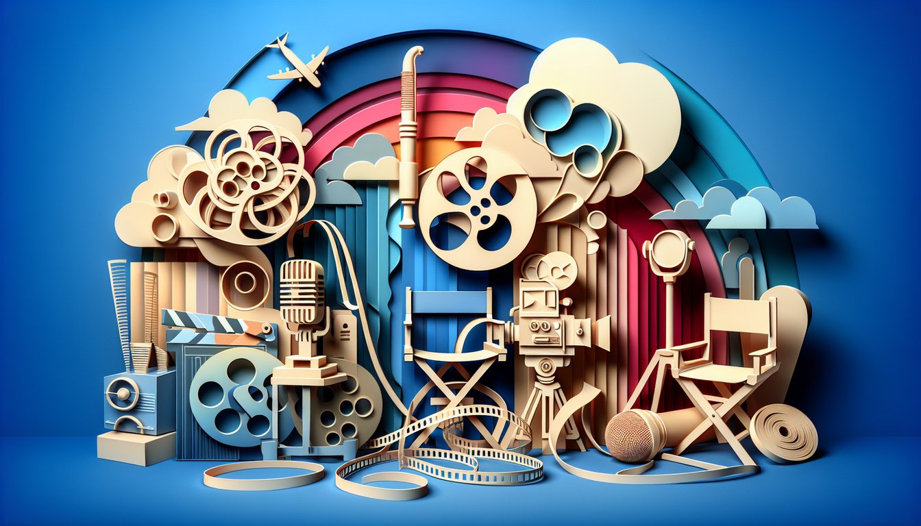 Paper art illustration for John Paul Sarkisian quiz on a sky blue background