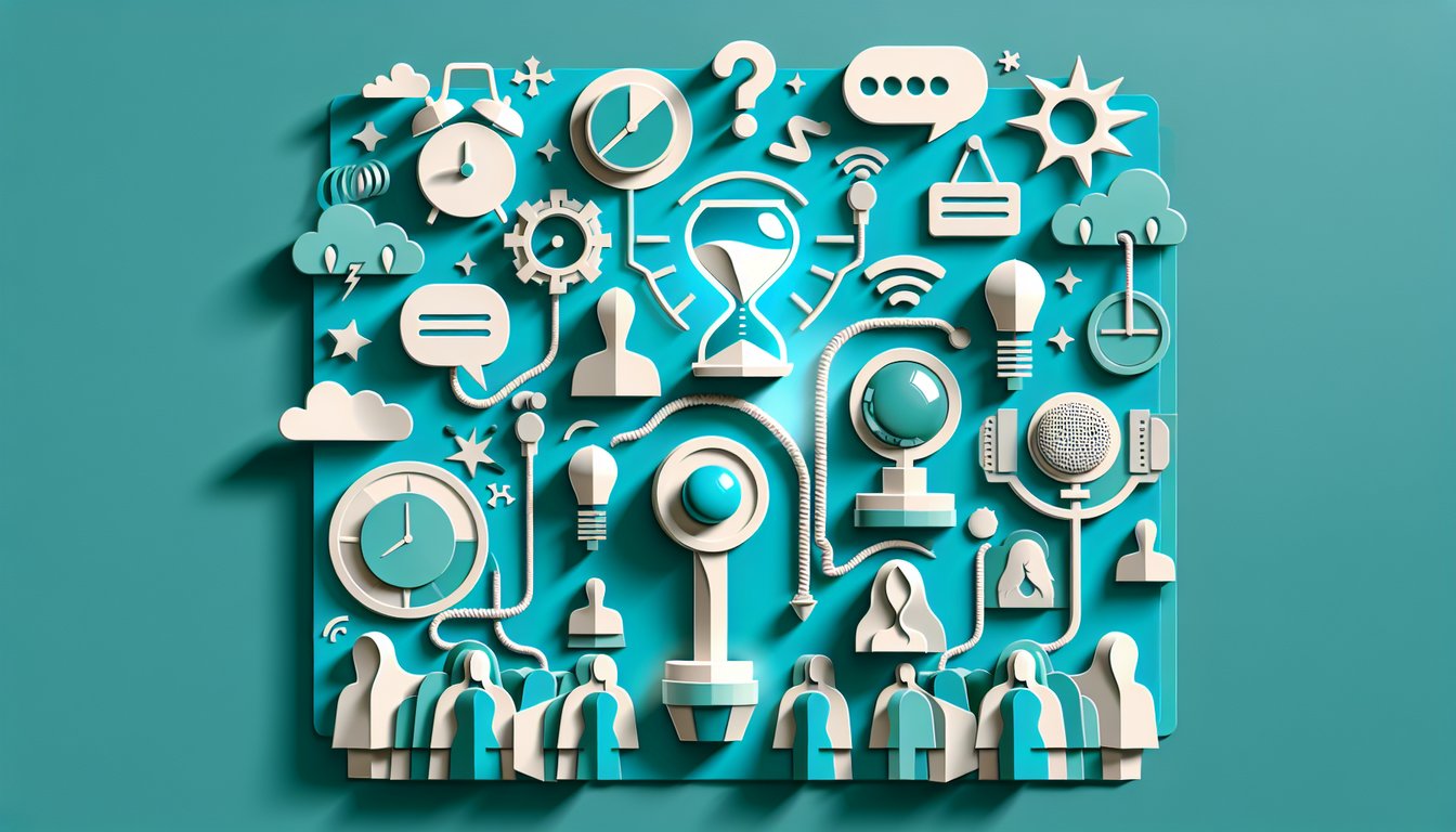 Paper art illustration with hearts, stars, question marks and quiz title on teal background inviting girls only challenge