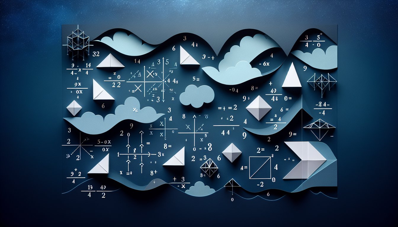 Paper art themed trivia quiz on Polynomial Operations for high school students.
